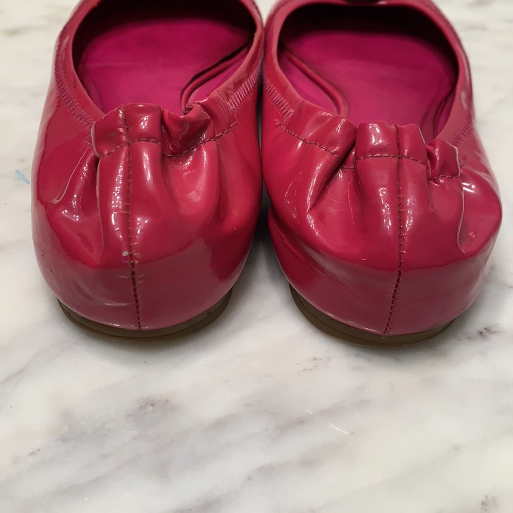 Tory Burch Raspberry Red Loafers - Picture 9 of 13